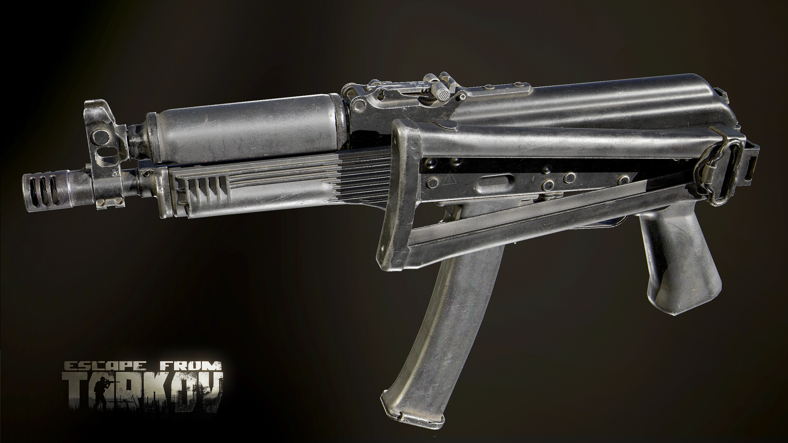 ...PP-91-01 Vityaz submachinegun and its civilian version, Saiga-9, from Es...