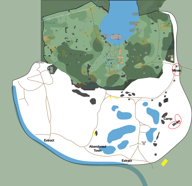 Woods map. ЗБ-014 Тарков лес. Карта лес Тарков. EFT карта лес. Бункеры в лесу Тарков.